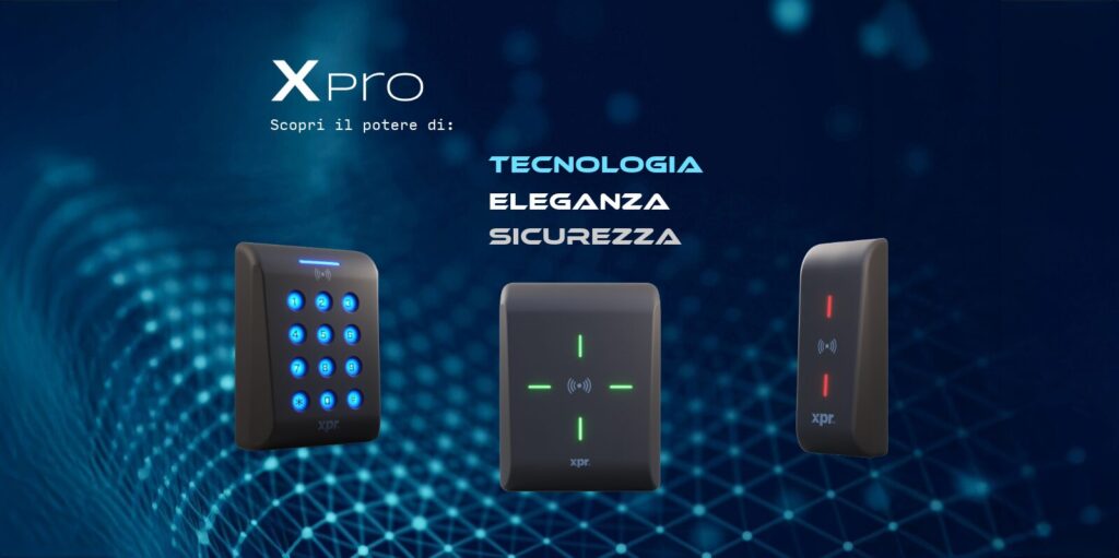 Lettori Xpro – Controllo Accessi con Stile e Intelligenza