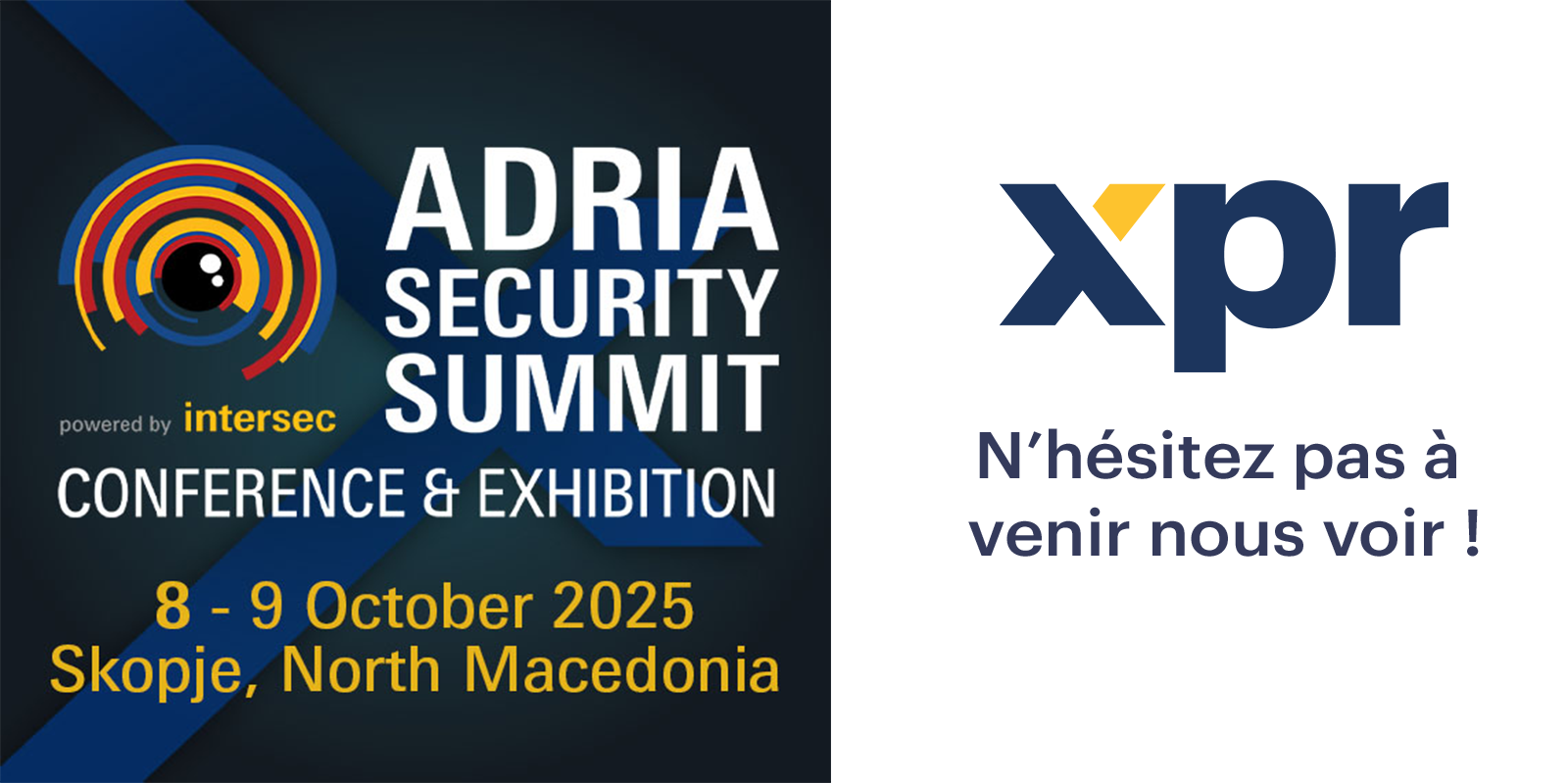 XPR se rend à Skopje pour l’Adria Security Summit 2025